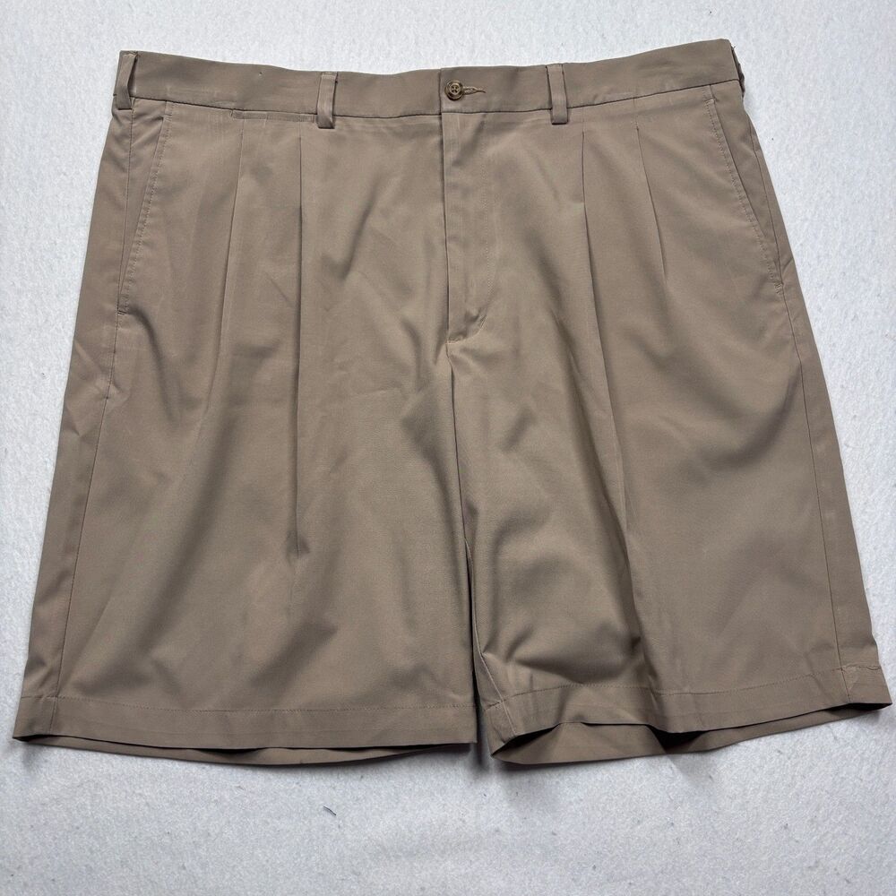 PGA Tour Men's Khaki Tan Golf Shorts Size 42